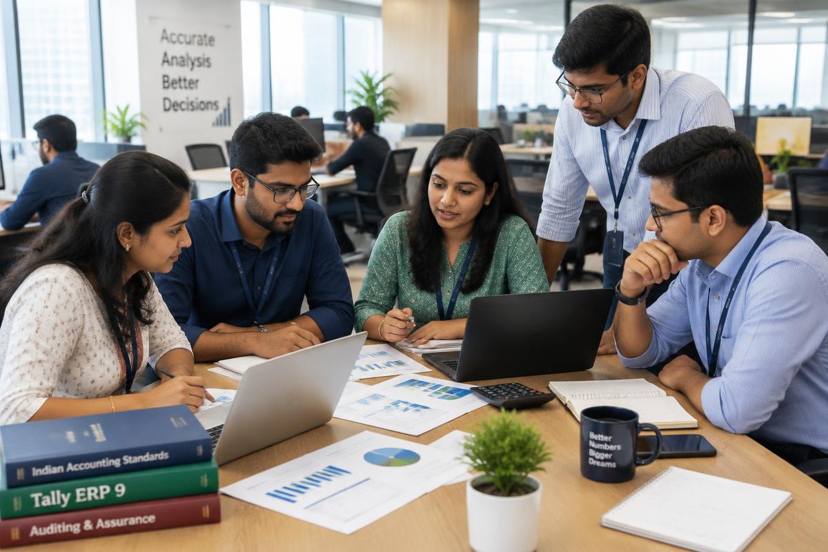 Our CA team at work